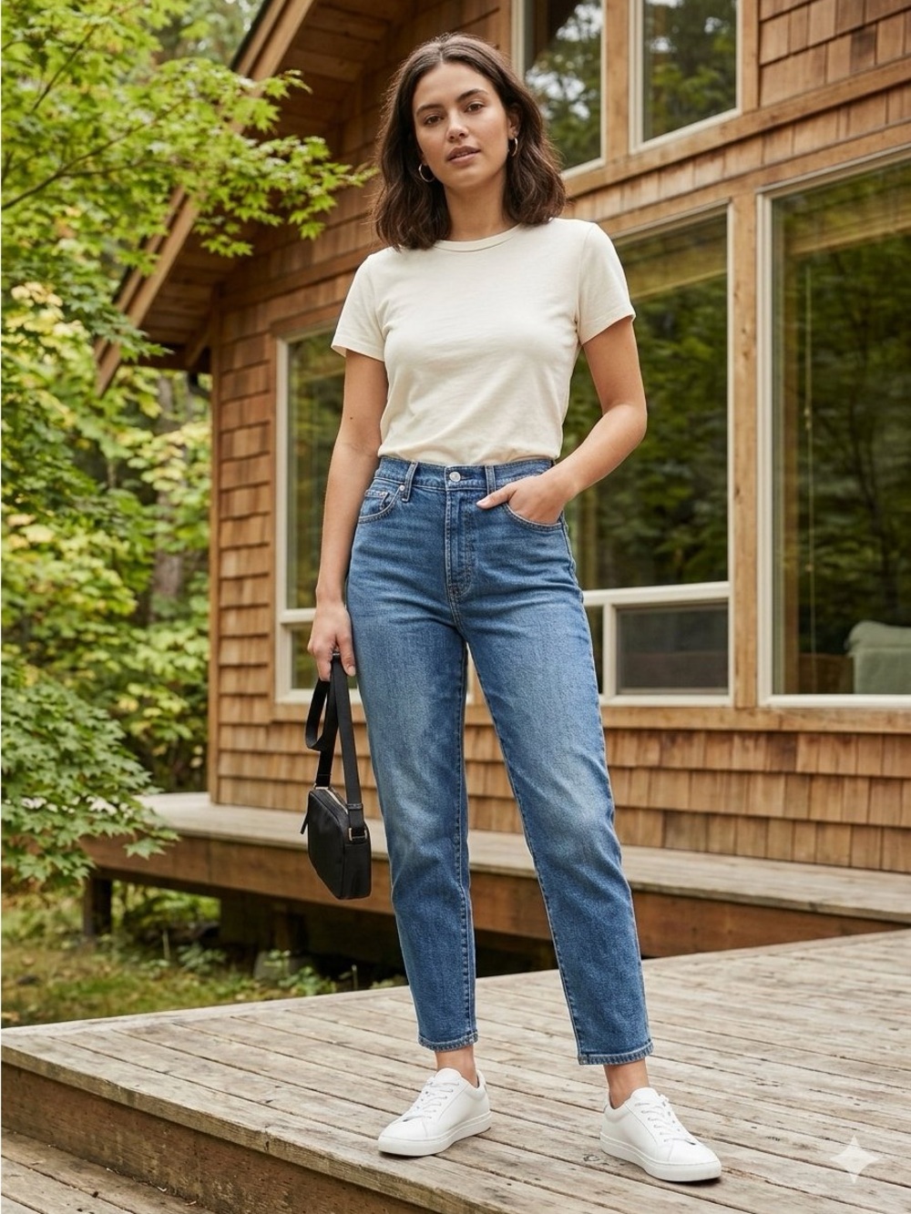 Levi's High Waisted Mom Jeans Blue Denim - W28 L29 (Size 6/M)